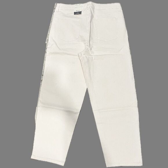 NWT Style & Co High Rise Straight Leg Mom Jeans Sunshine Light Size 14 - Picture 3 of 10